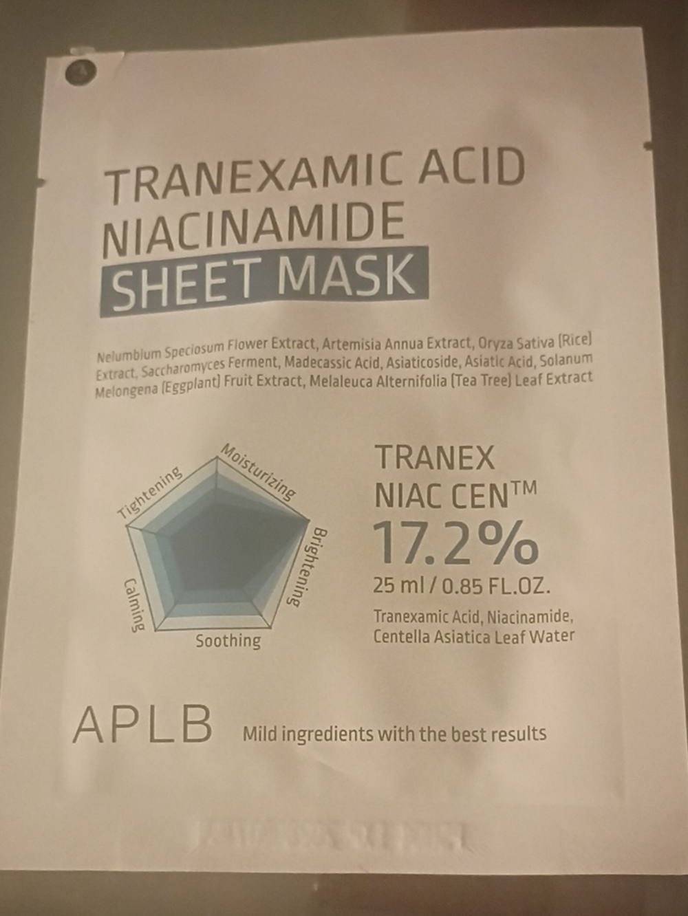 The APLB Tranexamic Acid Niacinamide line is a popular collection of Korean skin